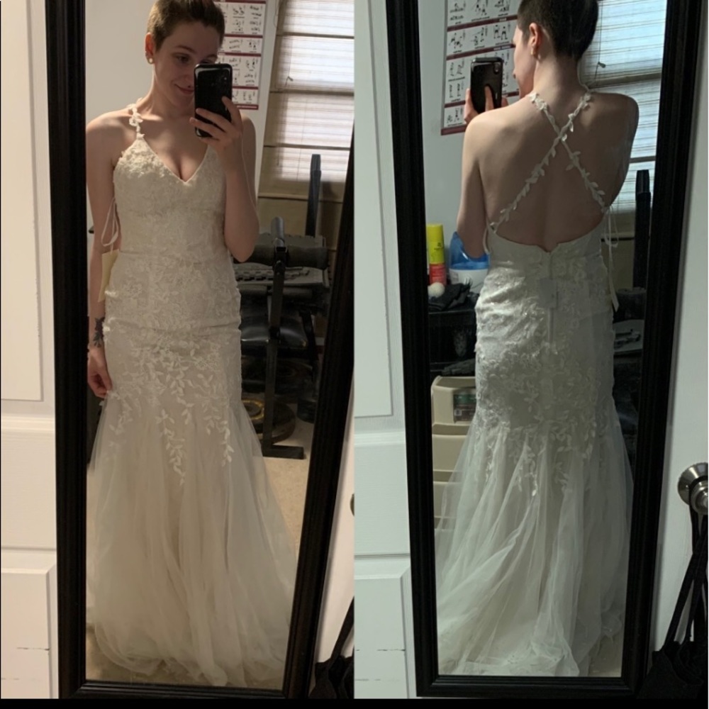 David’s bridal mermaid wedding dress